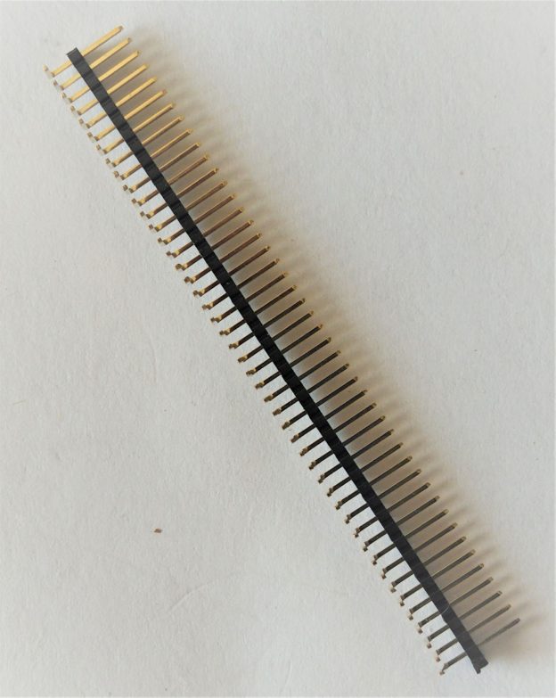 1.27mm pitch right angle header