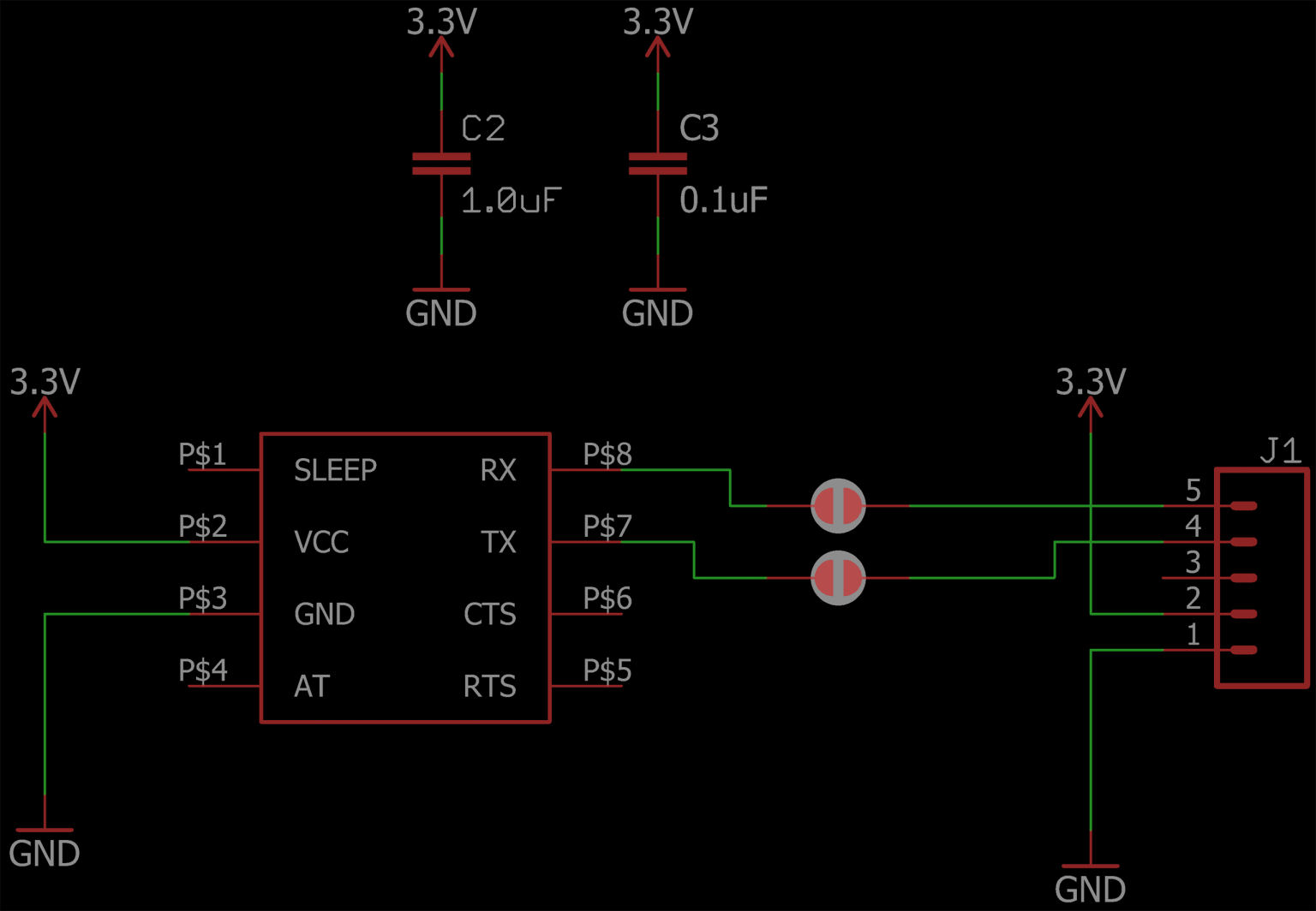 CH9141 PC Board Eagle Schematic